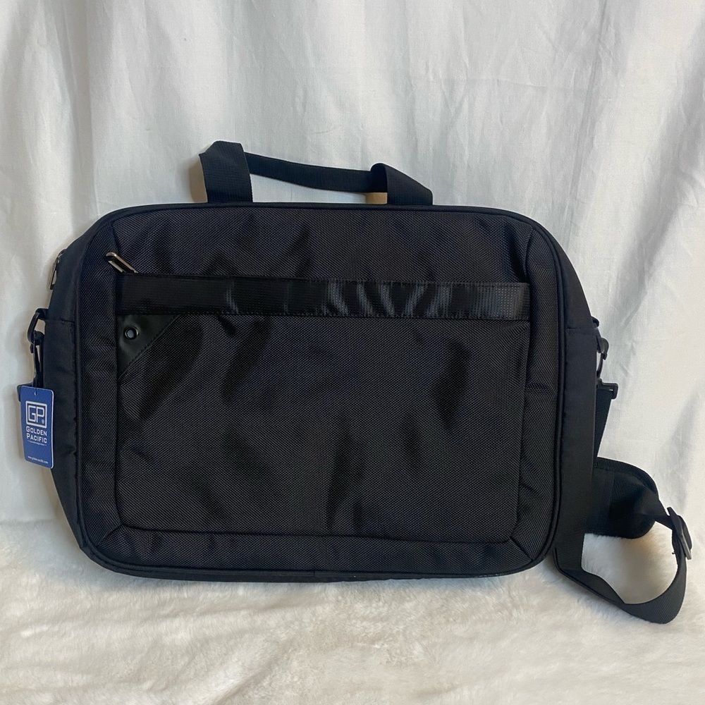 Golden Pacific black laptop bag